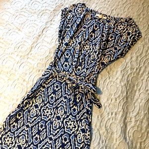Boden Cap Sleeve Ikat Dress